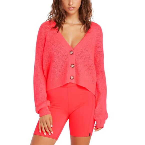 Juniors' Cardigan Beach Sweater - Picture 1 of 1